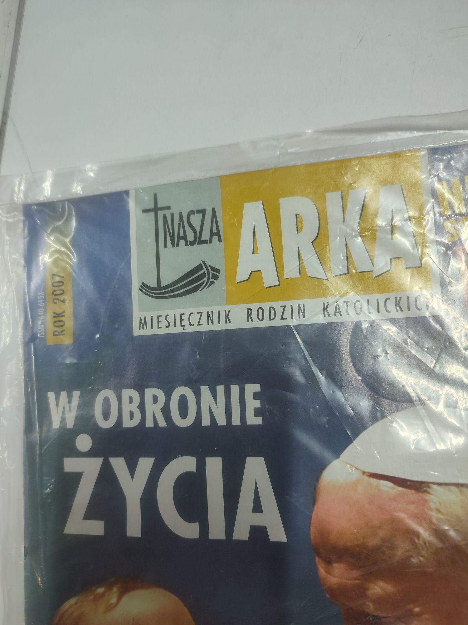 Unikatowy miesięcznik rok 2007 Nasza Arka z Janem Pawłem II z płytąVCD