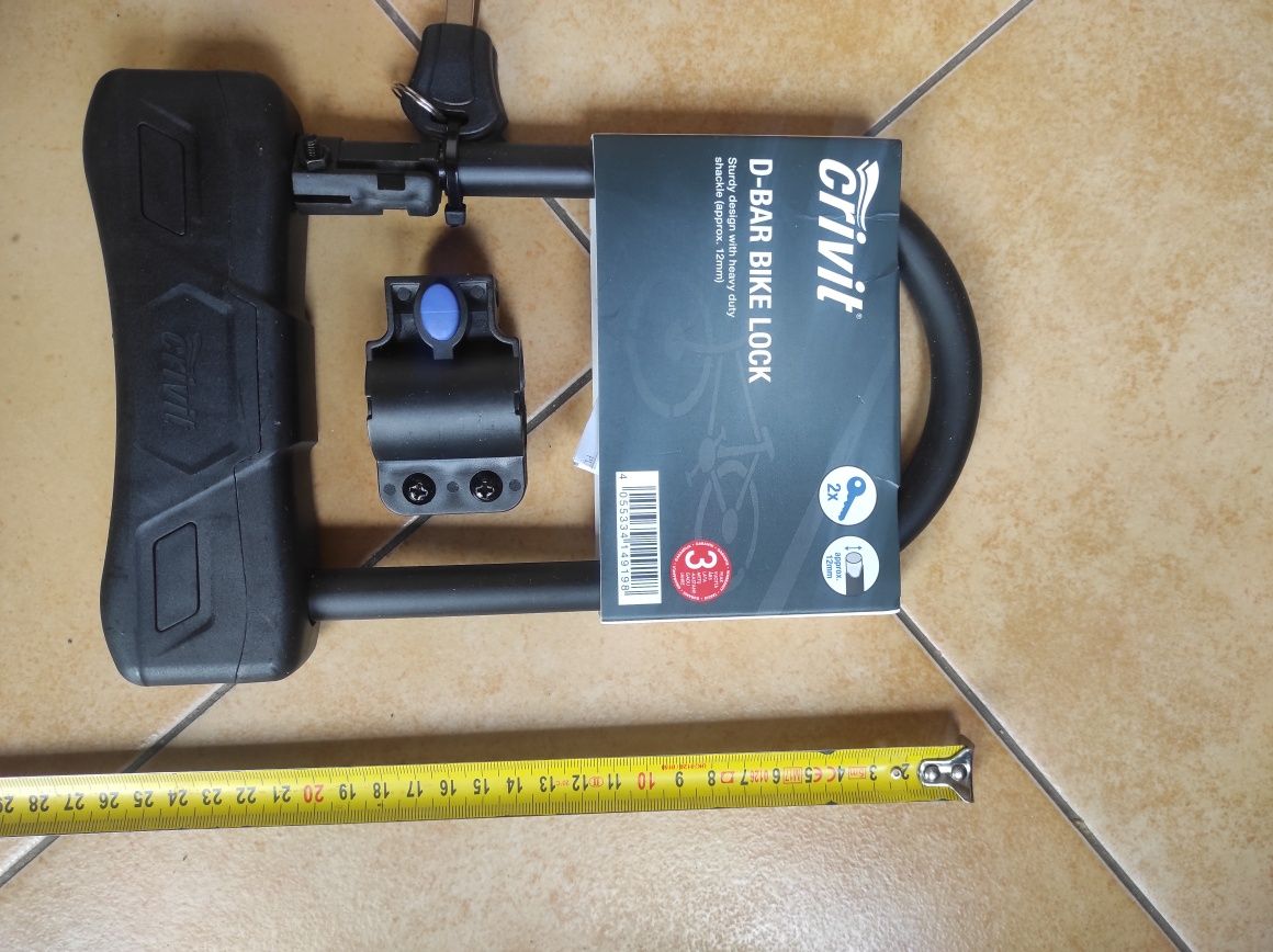 Велозамок u-lock Crivit® ГЕРМАНИЯ велосипедный замок скоба подкова