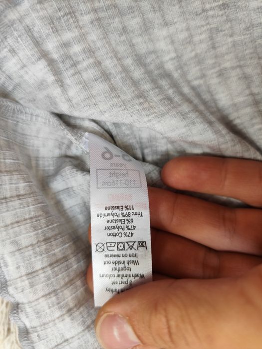 Zestaw komplet dla dziewczynki 110-116 cieńki sweterek koszulka na ram