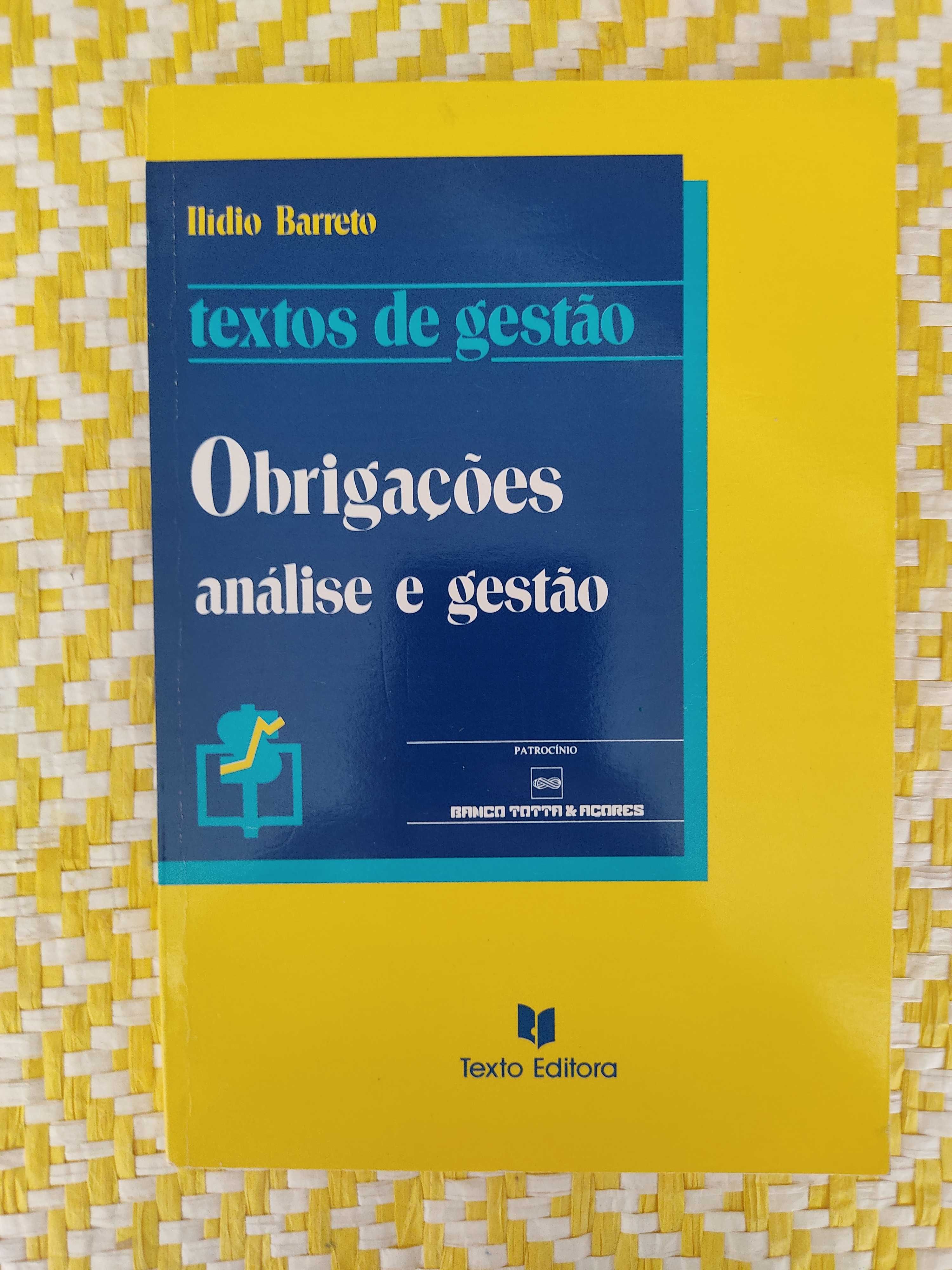 Obrigações análise e gestão 
Ilídio Barreto