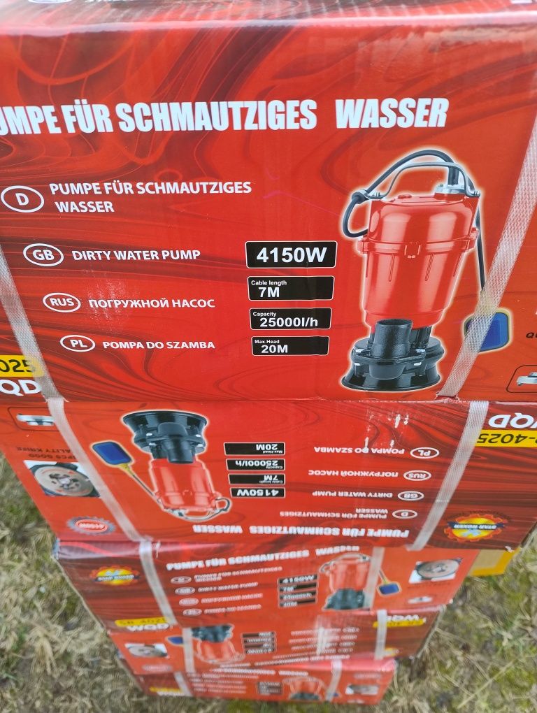 Pompa z rozdrabniaczem + nóż 4150W