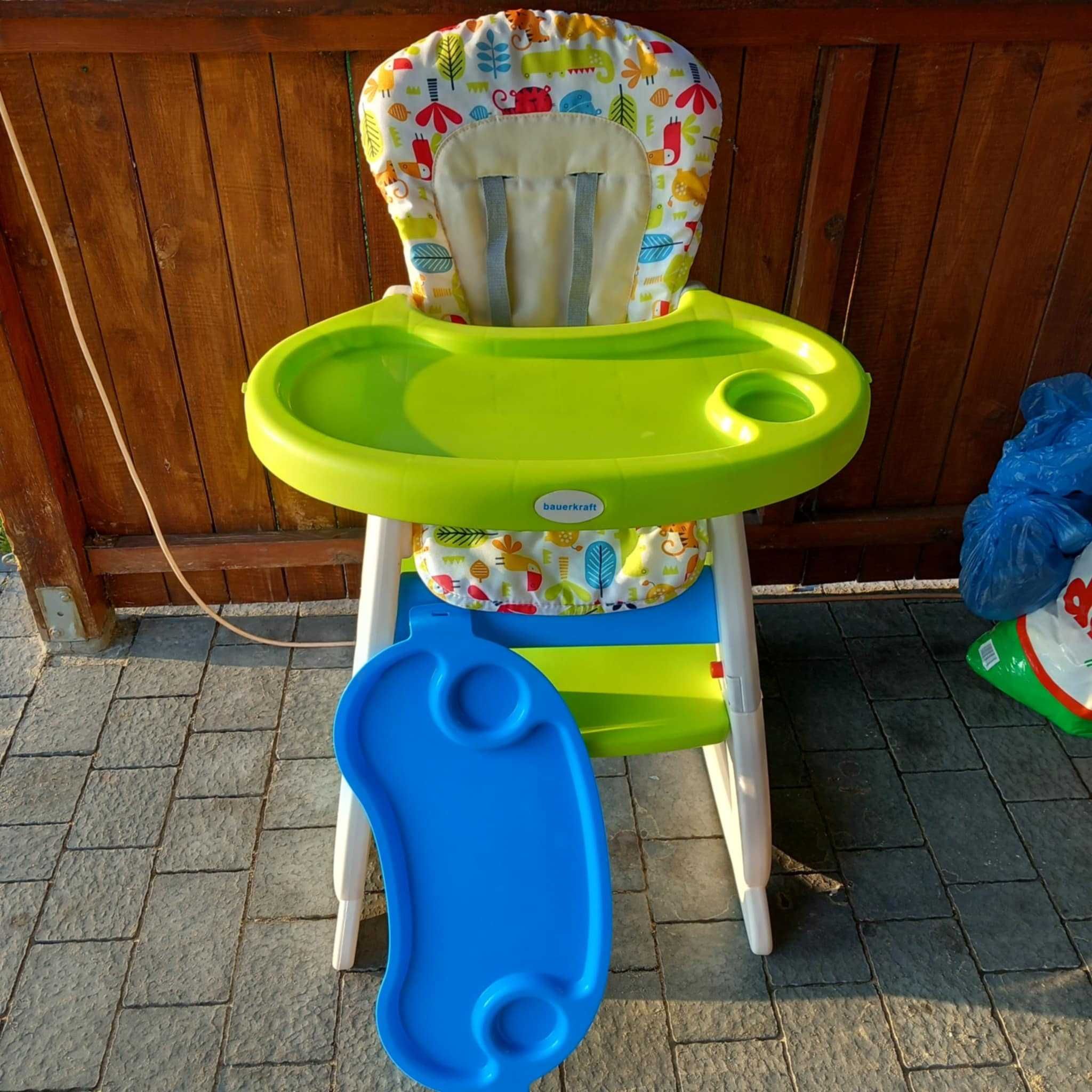 Kinderkraft krzesełko do karmienia 3w1 – stan bardzo dobry!