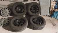 Skoda wv,Orginalne felgi stalowe z oponami 5x100 15 cali