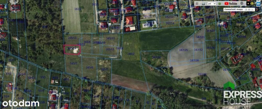 Działka budowlana 1200 m2 z WZ