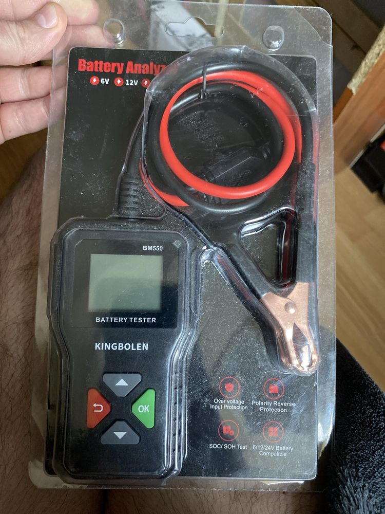 Тестер акумулятора KINGBOLEN BM550 (новий)