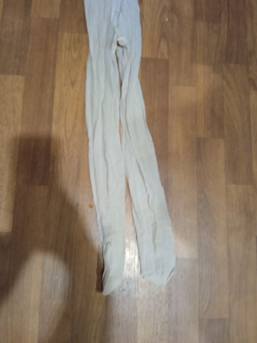 Колготки молочного цвета для девочек