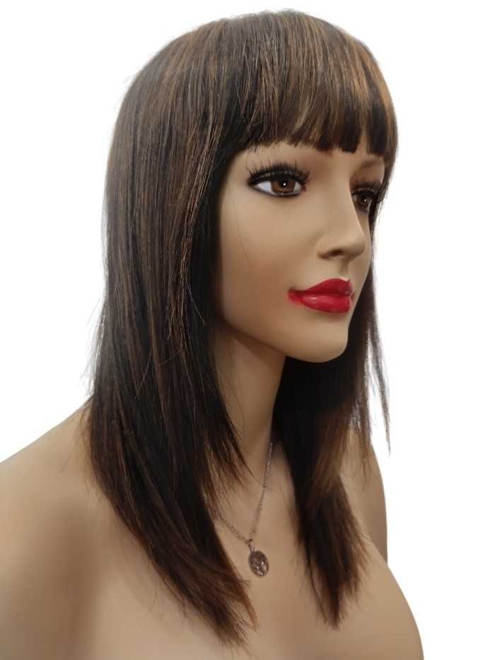 Peruca cabelo natural, nova ( modelo Petra)