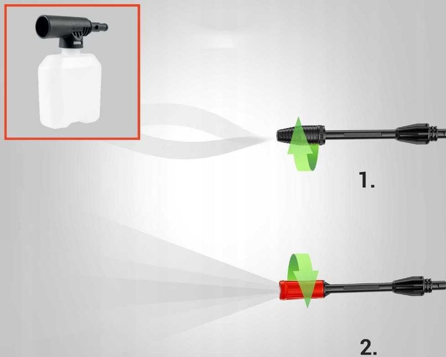 Mocna 130bar/230bar 1600W Myjka ciśnieniowa Lehmann Do auta SAMOSSĄCA