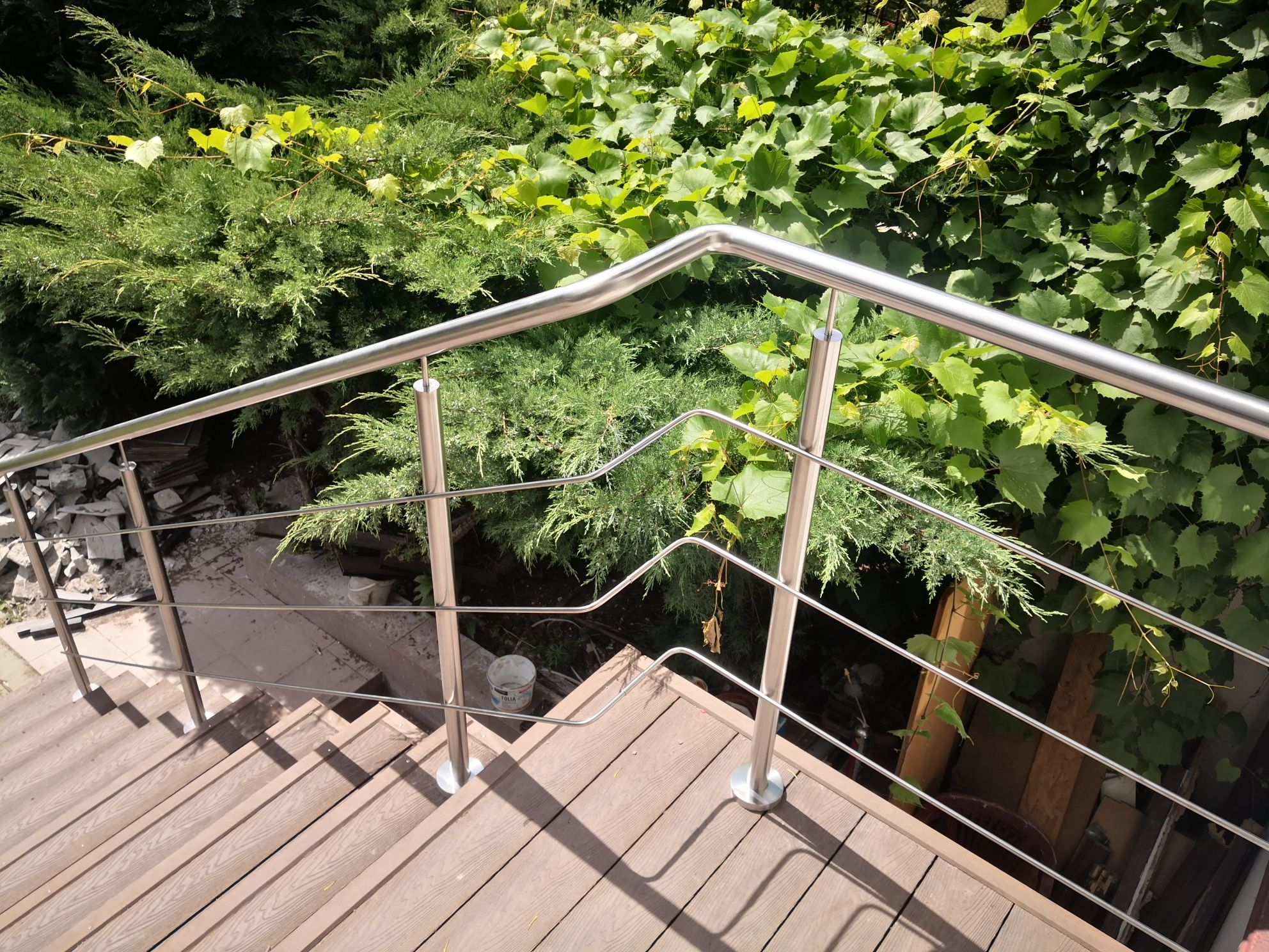 Balustrada barierka nierdzewna balkon francuski zabezpieczenie inox
