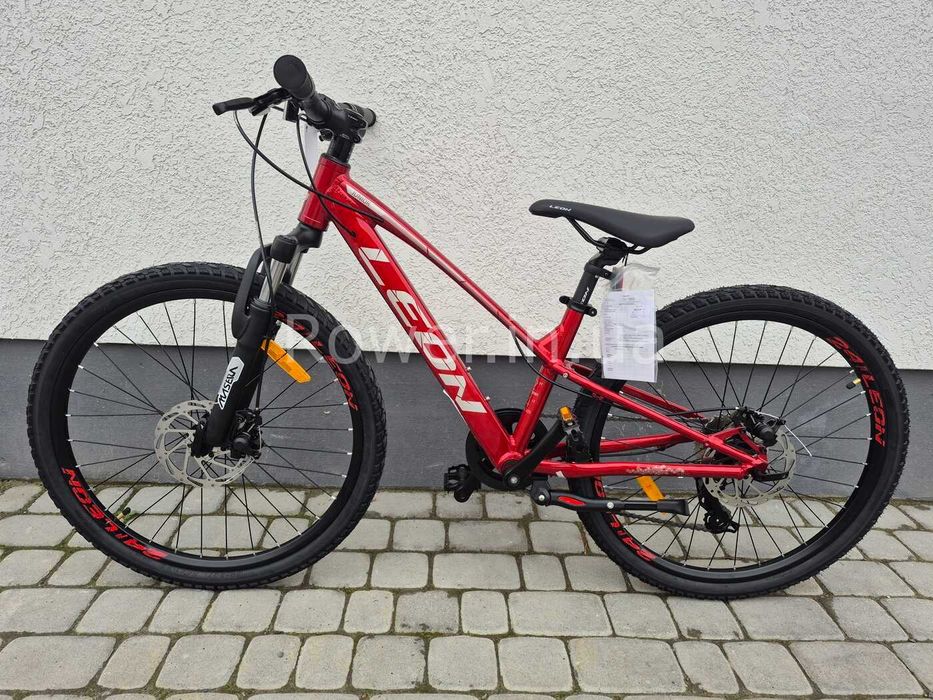 Дитячий гірський велосипед для 8-12 років Leon JUNIOR AL 24" DD CS