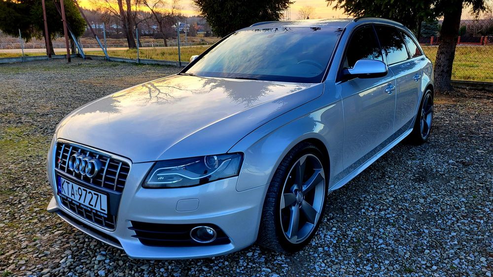 Audi S4 3.0 V6 Benzyna 333KM 4x4 quattro  Climatronik Nawiga B&O Radar