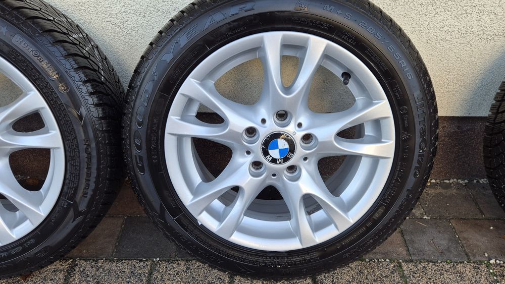 Koła felgi aluminiowe 16" BMW 5x120 opony zimowe