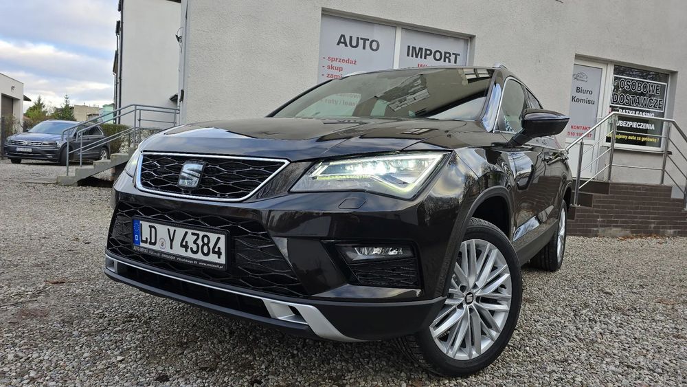 Seat Ateca 1,4 benzyna 150 KM  NAVI Full LED webasto OPŁACONY 89 tys km