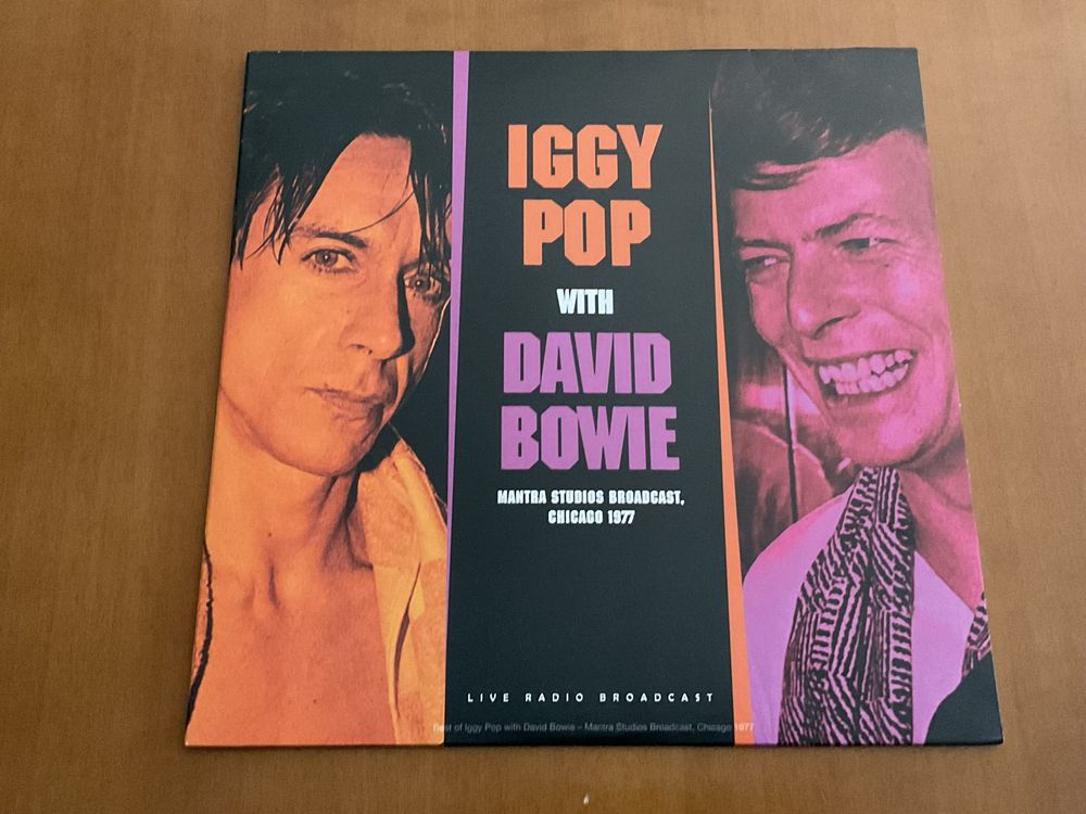 Iggy Pop with David Bowie - Mantra Studios Broadcast Vinil