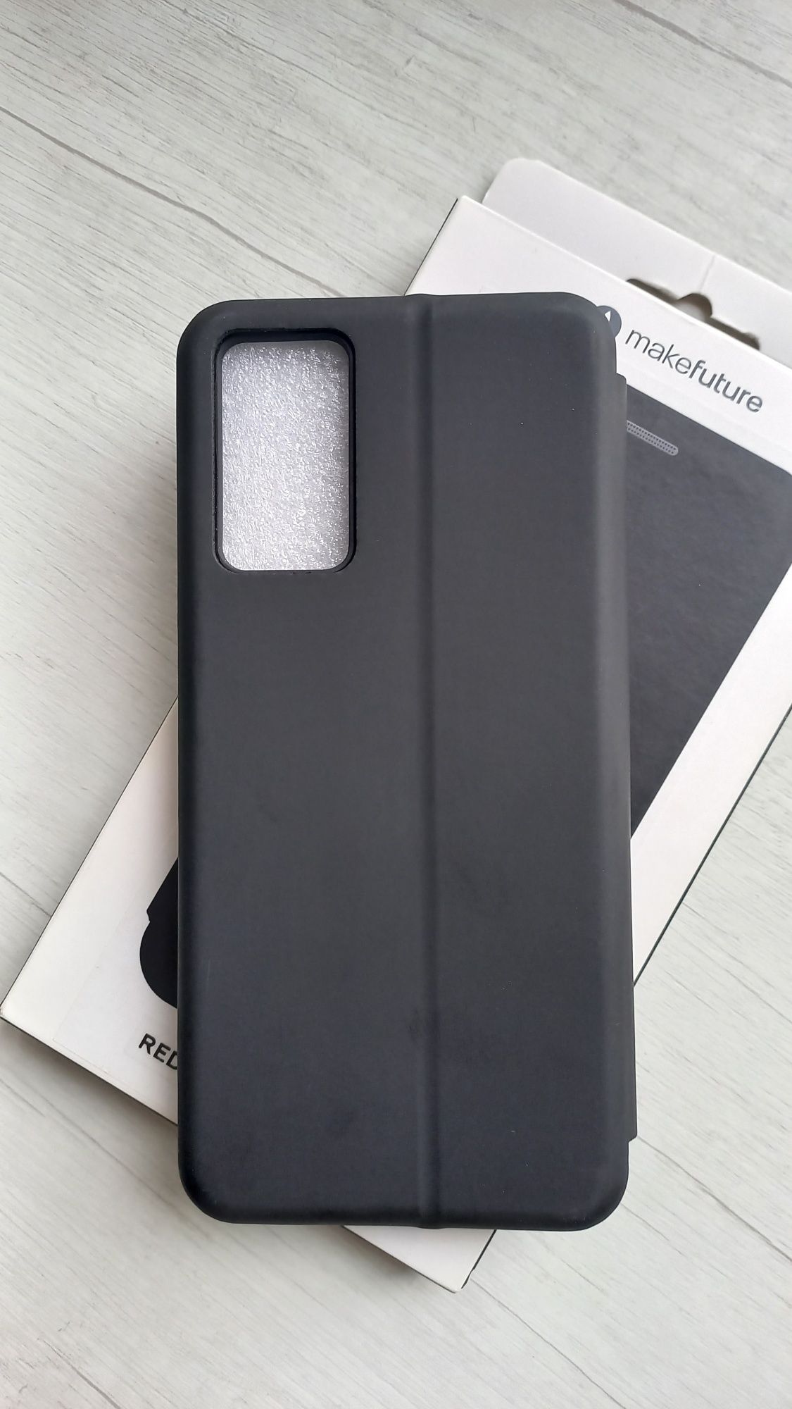 Чехол-книжка MAKE Xiaomi Redmi Note 12 Pro Flip Case Black