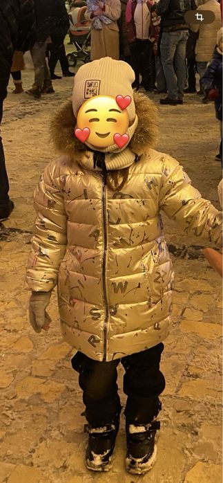 Зимова куртка зимняя куртка пуховик 110-116