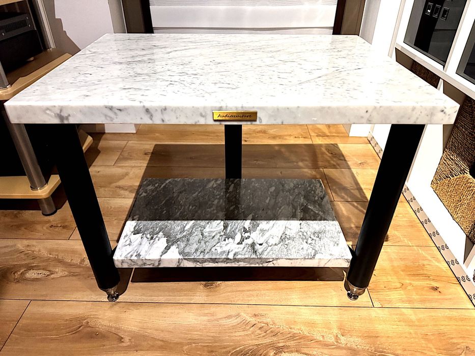 Hi-End Stolik Audiofilski Marmur Szafka Audio Kwarc Platforma Kolce