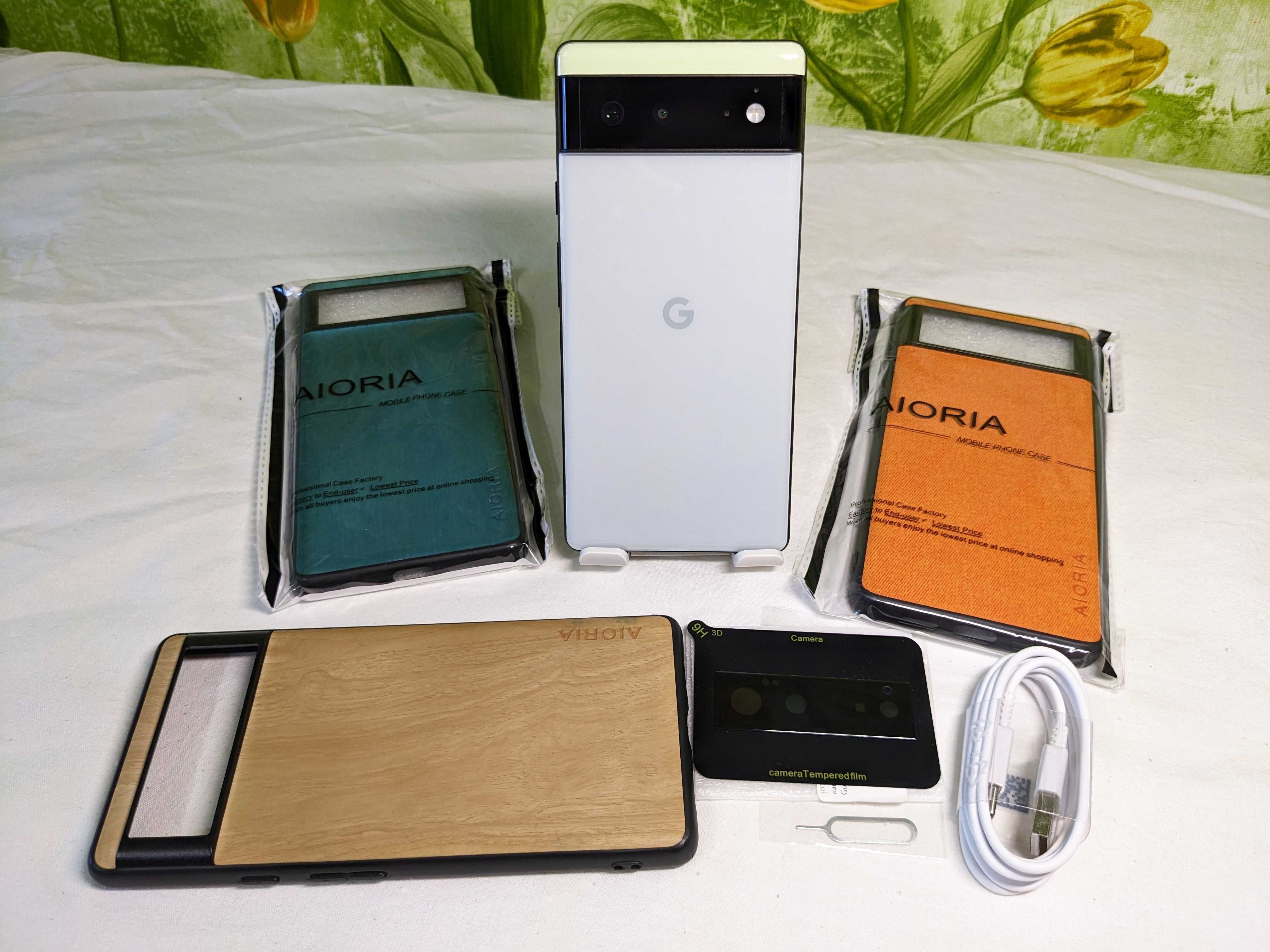 Гарний Google Pixel 6 8/128GB Sorta Seafoam NEVERLOCK