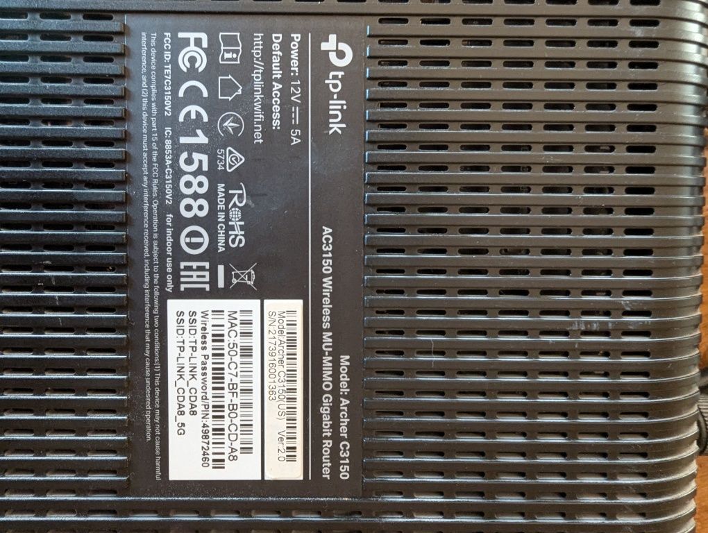Tp-link archer c3150