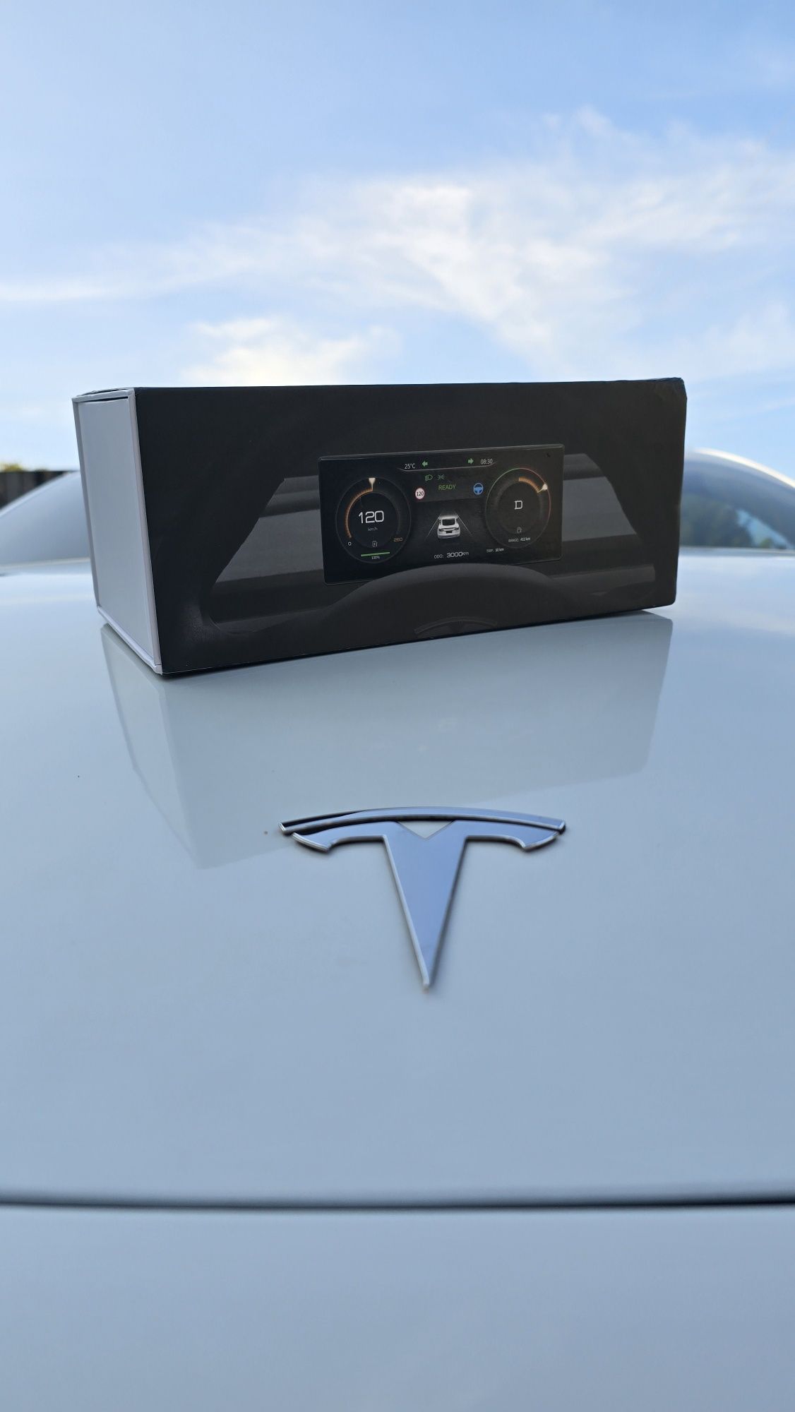 Дисплей приборка для TESLA 3 Y carplay android auto gps