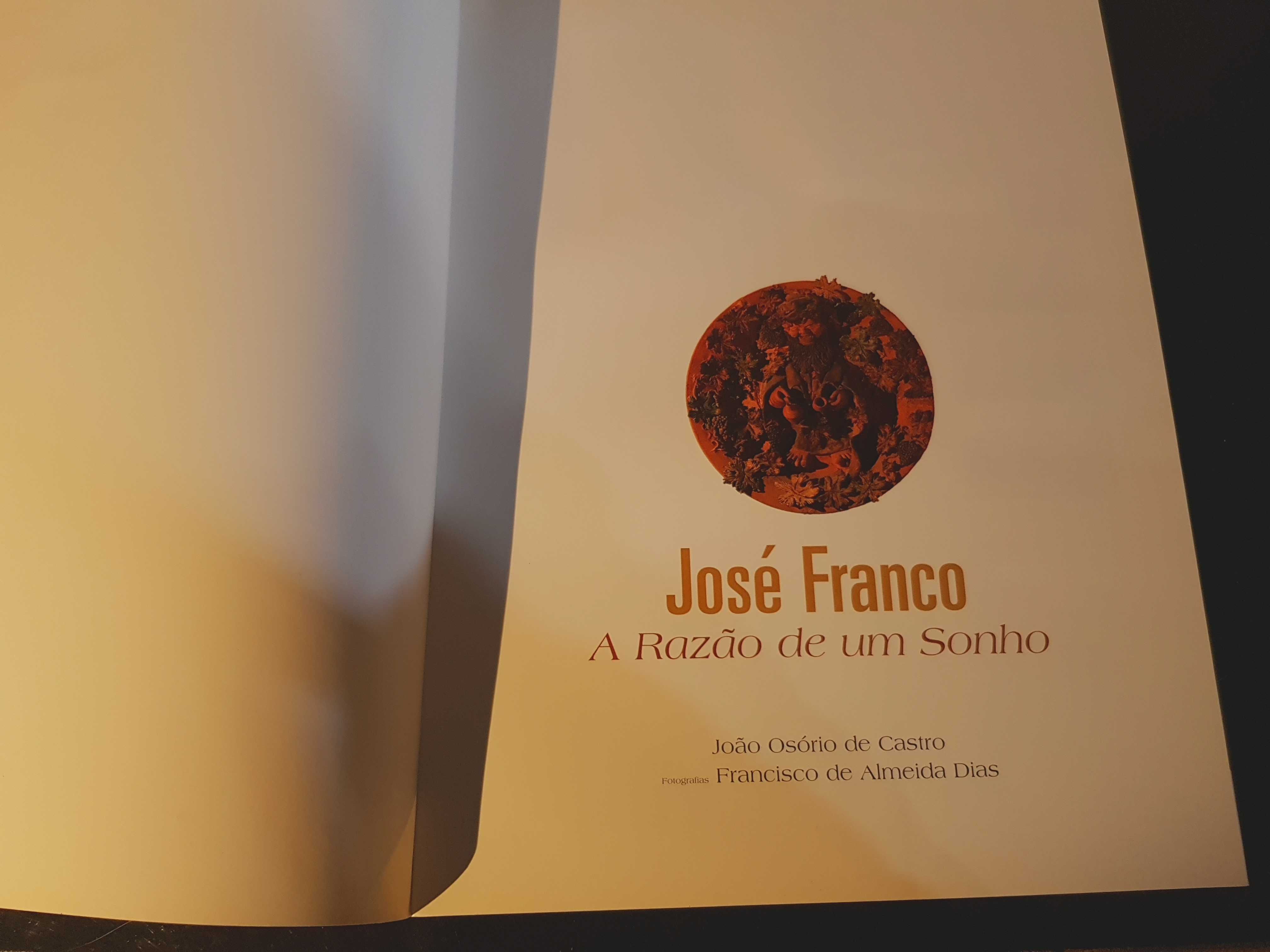 [Dedicatória e Impressão Digita] José Franco - A Razão de Um Sonho