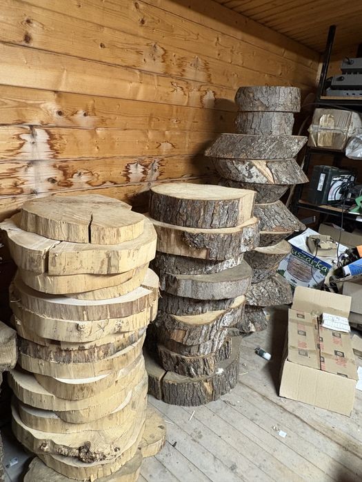 plastry drewna - sezonowane