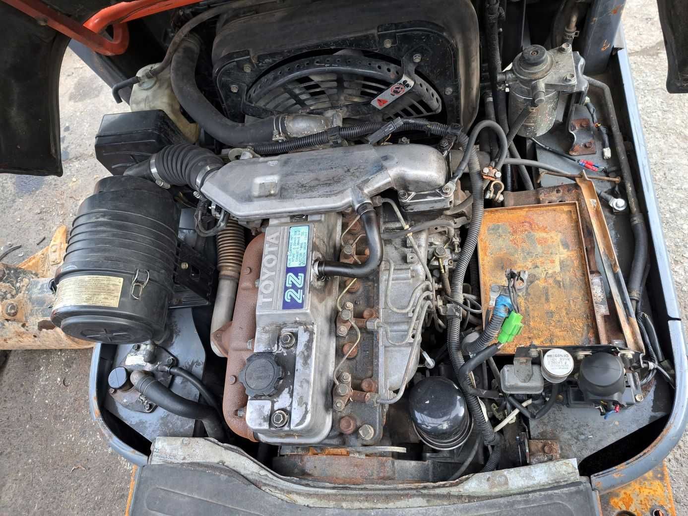 Wózek widłowy Toyota 02-6FDF30, 3t, diesel, Duplex 3,5m, Automat, UDT