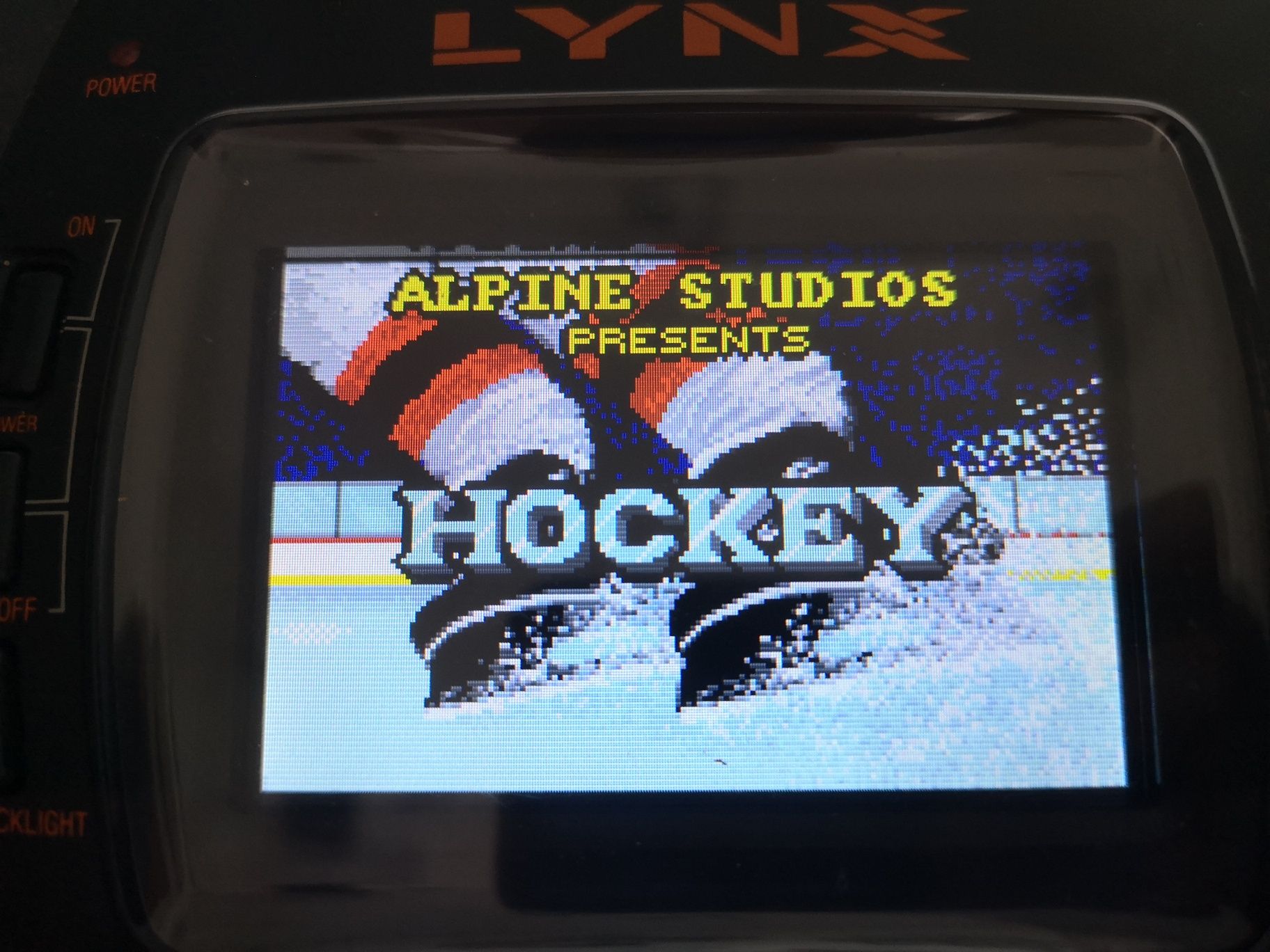 Hockey ATARI LYNX gra (retro 1992) rzadkość na rynku