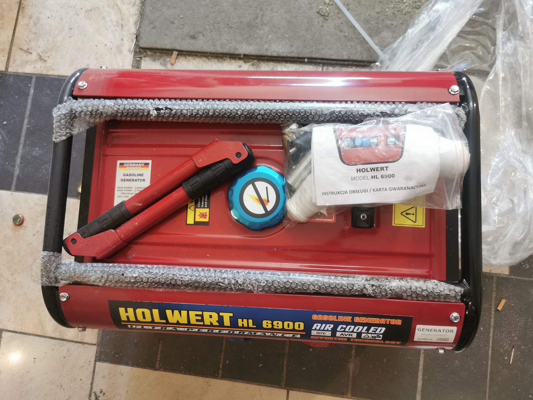 Agregat prądotwórczy Holwert Hl 6900 siła
