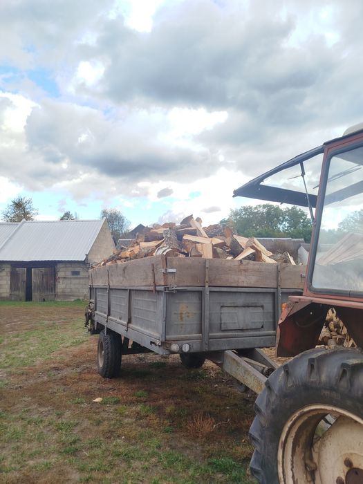 Sosna posuszowa Drewno opałowe Transport Gratis opał rąbany