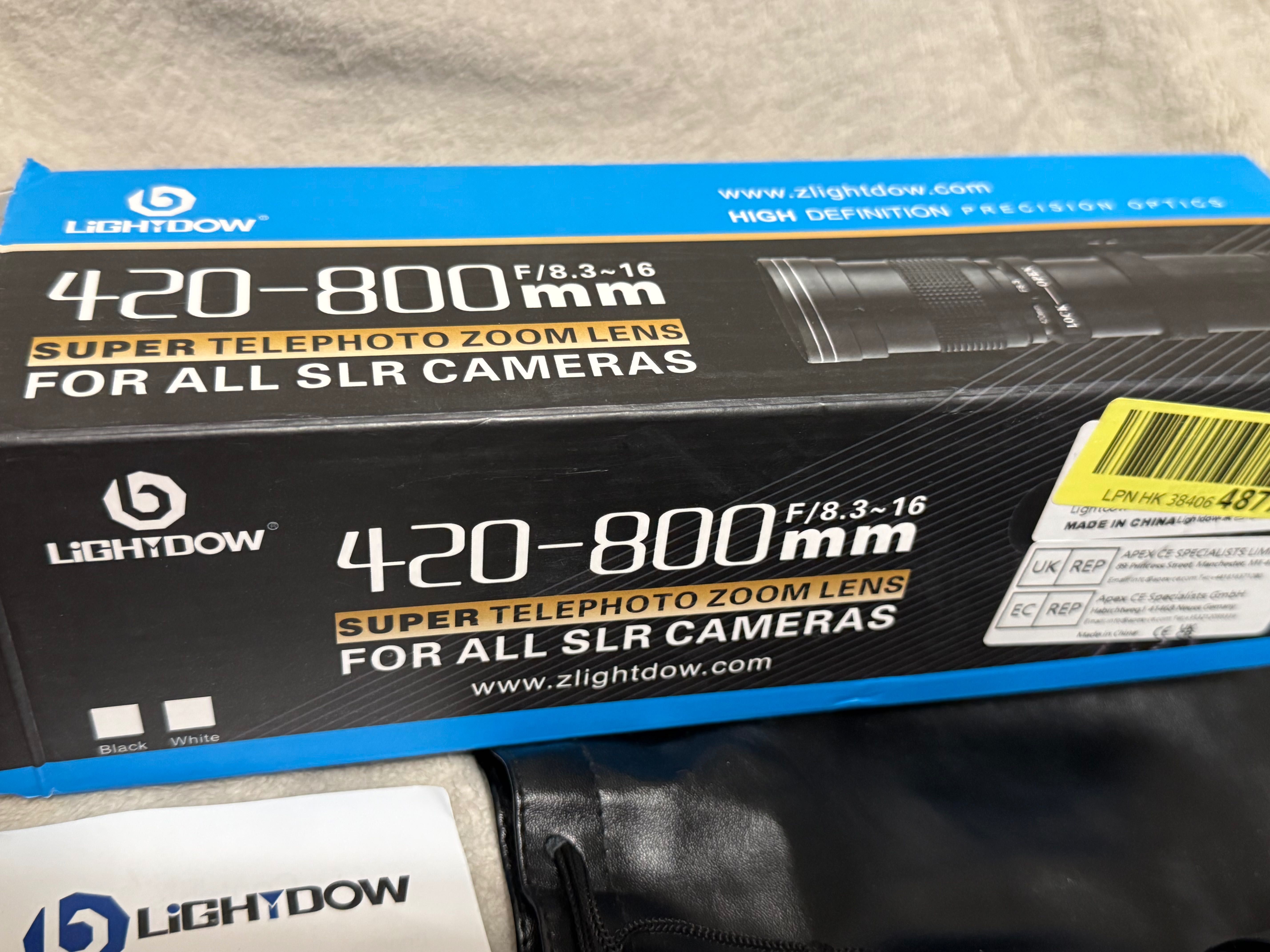 Сверхдлиннофокусный объектив Lightdow 420-800 мм