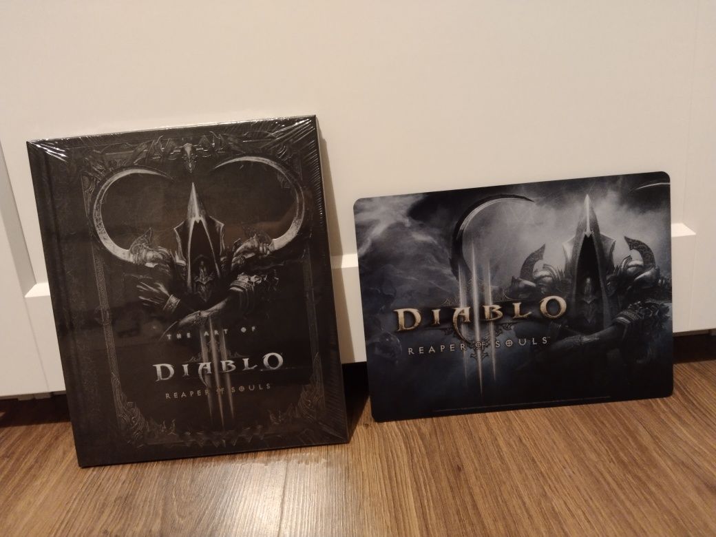 Diablo Reaper of Souls książka i podkładka pod myszkę gra PC