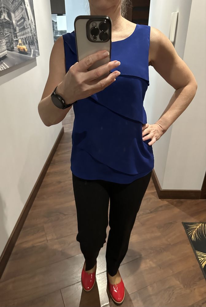Ashley Brooke bluzka na lato lub pod marynarkę albo sweter 36/38