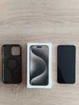 iPhone 15 pro max 256  natural titanium na gwarancji stan idealny