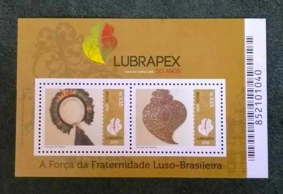2016 - Emissão conjunta c/ Brasil: 50 Anos da Lubrapex