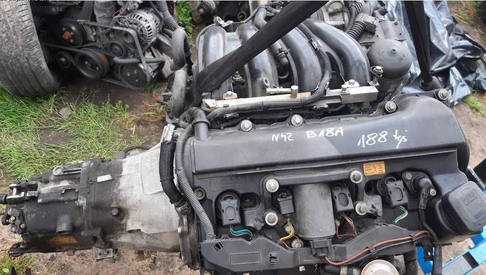 silnik kompletny n42b18a N42 b18a BMW e46  188tyś