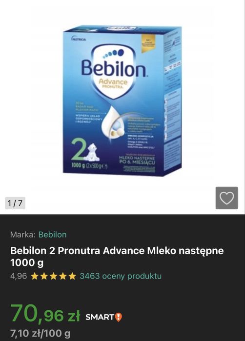 Nowe mleko modyfikowane Bebilon Advance Pronutra 2