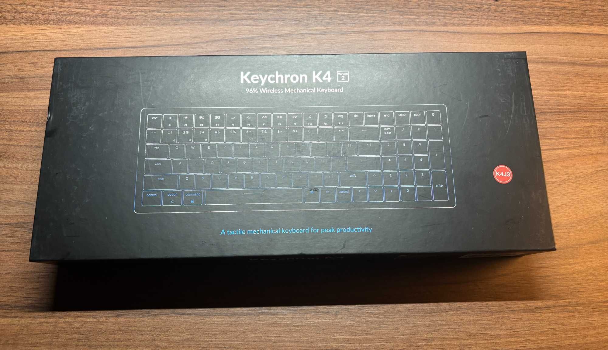 Teclado Keychron K4 V2 (Hot Swap, Como Novo)
