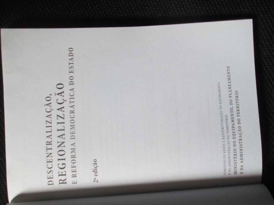 Descentralização, Regionalização e Reforma Democrática do Estado