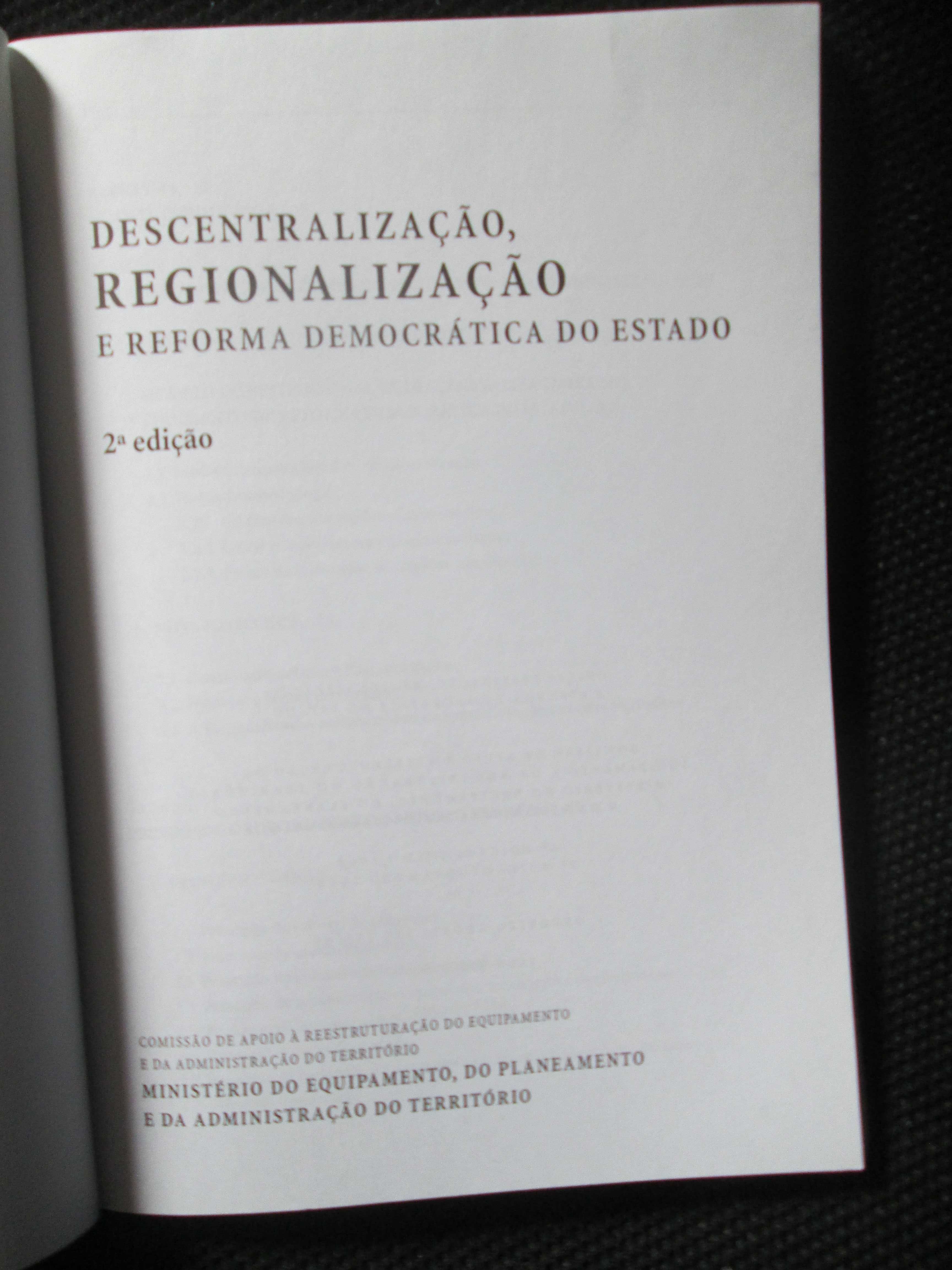 Descentralização, Regionalização e Reforma Democrática do Estado