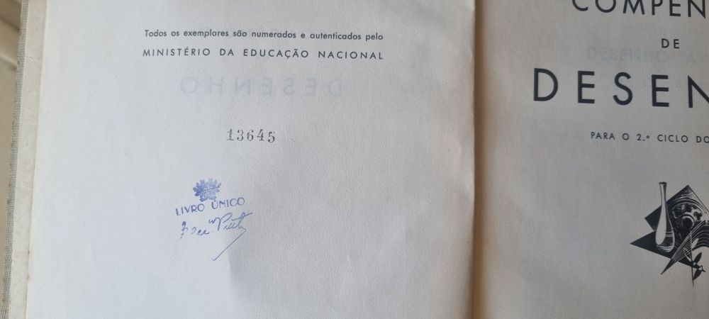 Compêndio de desenho para segundo ciclo dos liceus