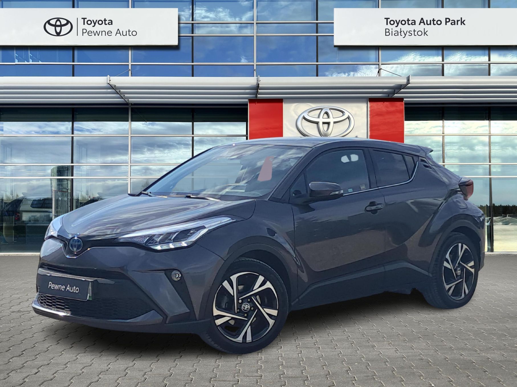 Toyota C-HR 1.8 Hybrid Style, Serwis ASO, Salon PL, Gwarancja 03/2027, FV VAT23%