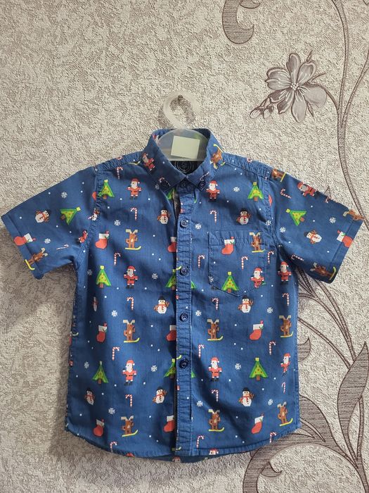 Новорічна дитяча рубашка Next