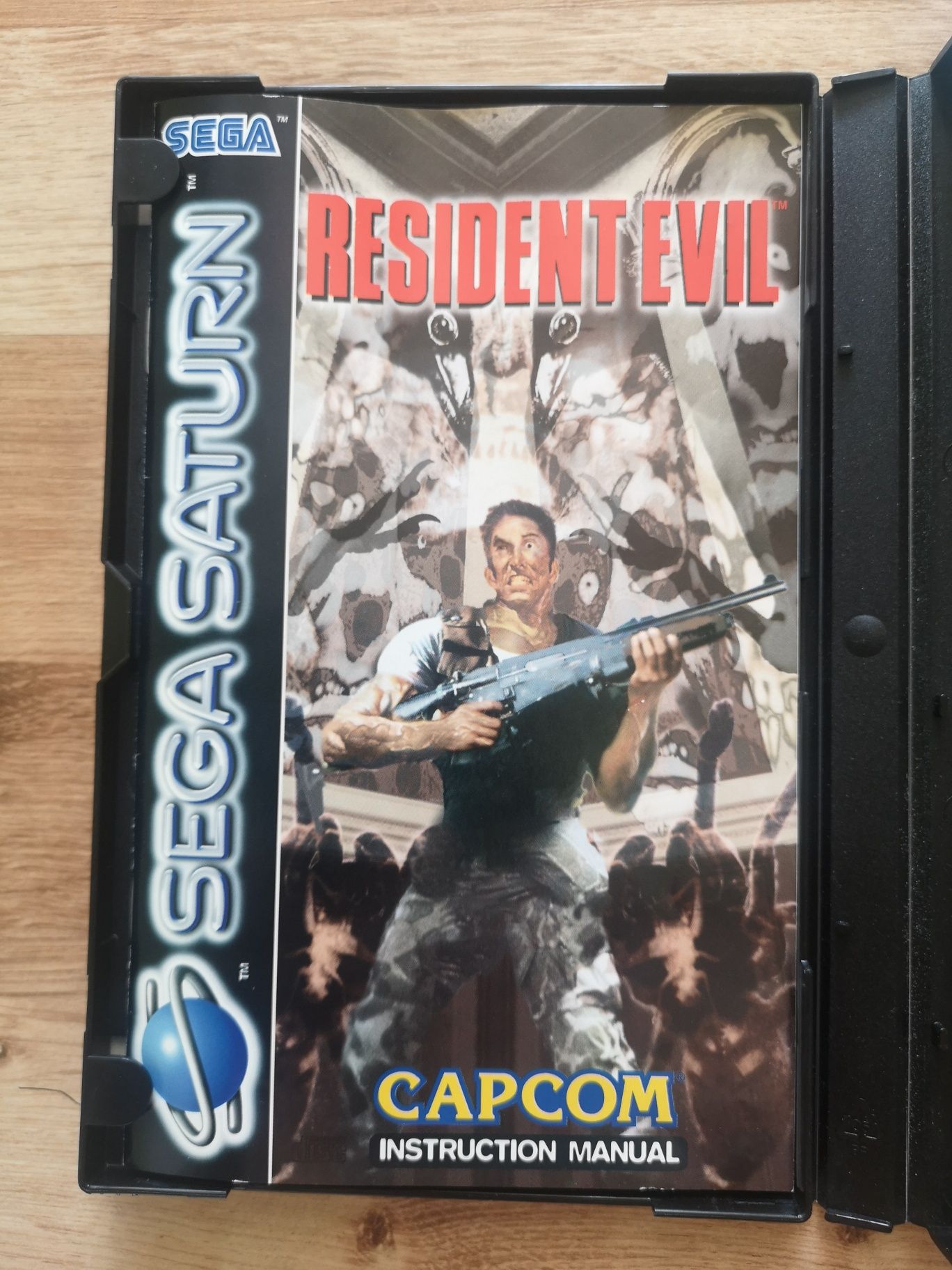 Sega Saturn gra Resident Evil wersja  PAL angielski