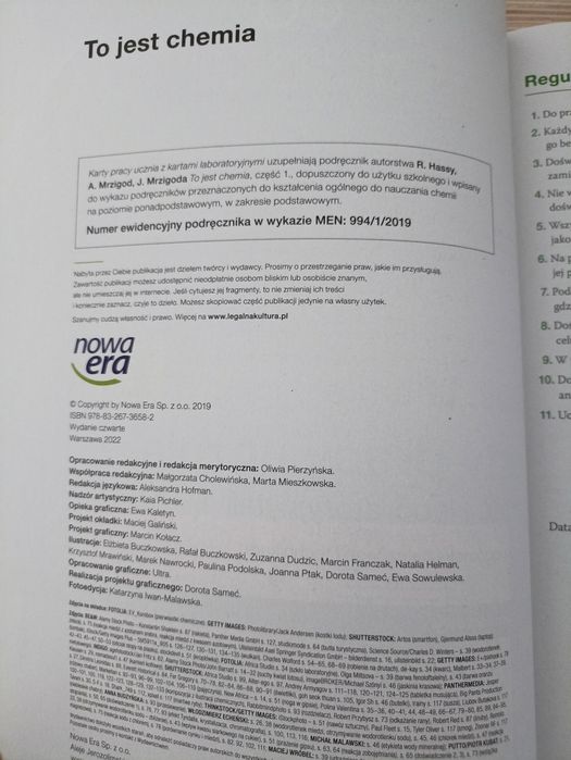 Karty pracy ucznia To jest chemia 1