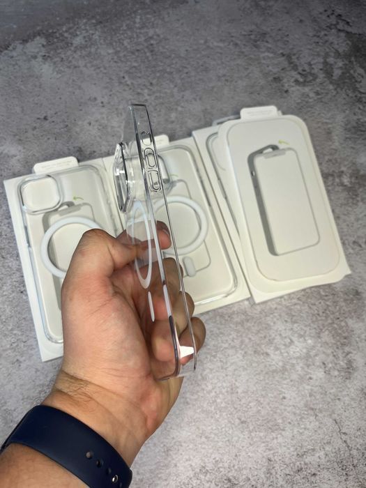 Чохол Clear Case MagSafe + Animation для iPhone 14 14 Pro Max Айфон