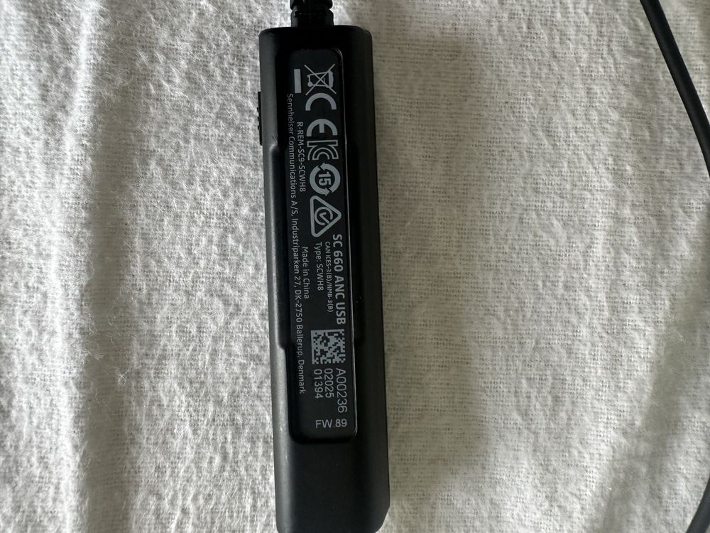 Sennehizer SC 660 USB  ML Noise Cancelling