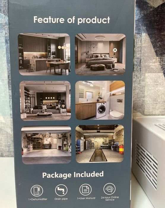 Електричний осушувач повітря, 2200 мл