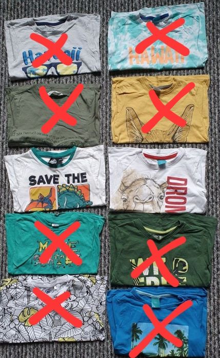 Koszulki t-shirty 104 krótki rękaw i na ramiączkach