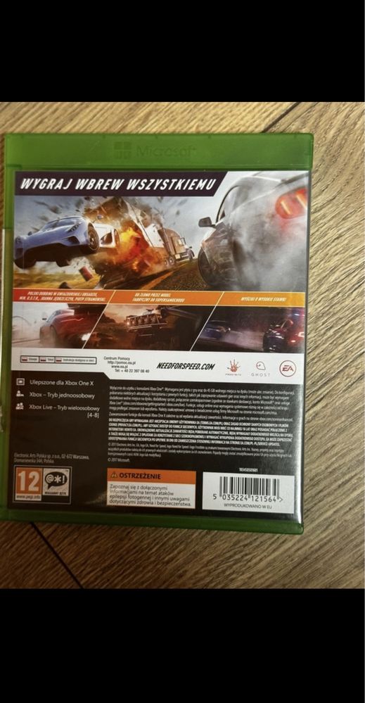 NFS Payback Xbox one